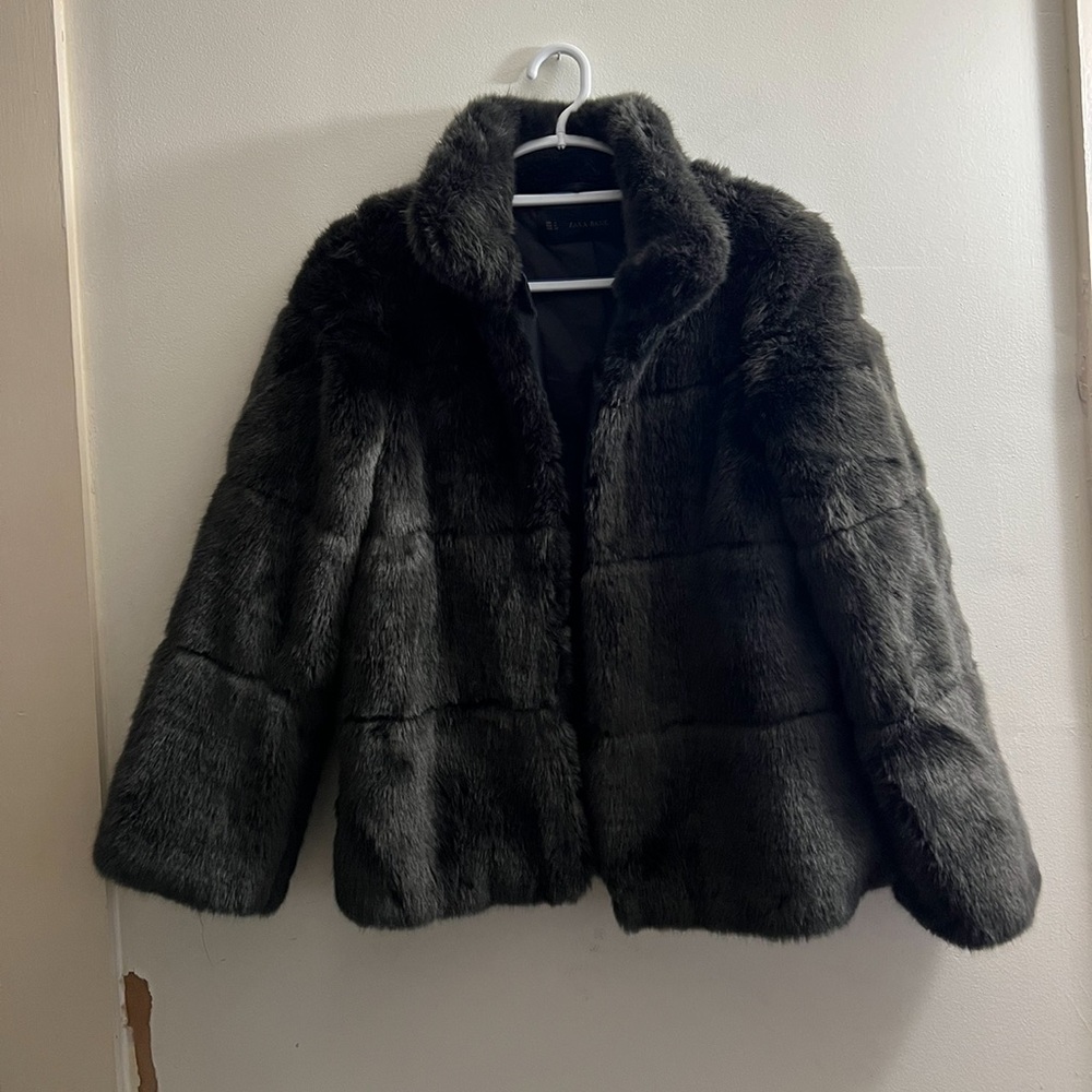 Zara Faux Fur Coat